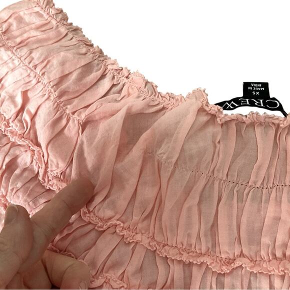 J.Crew Rosalie‎ top in cotton voile pink - Picture 6 of 8
